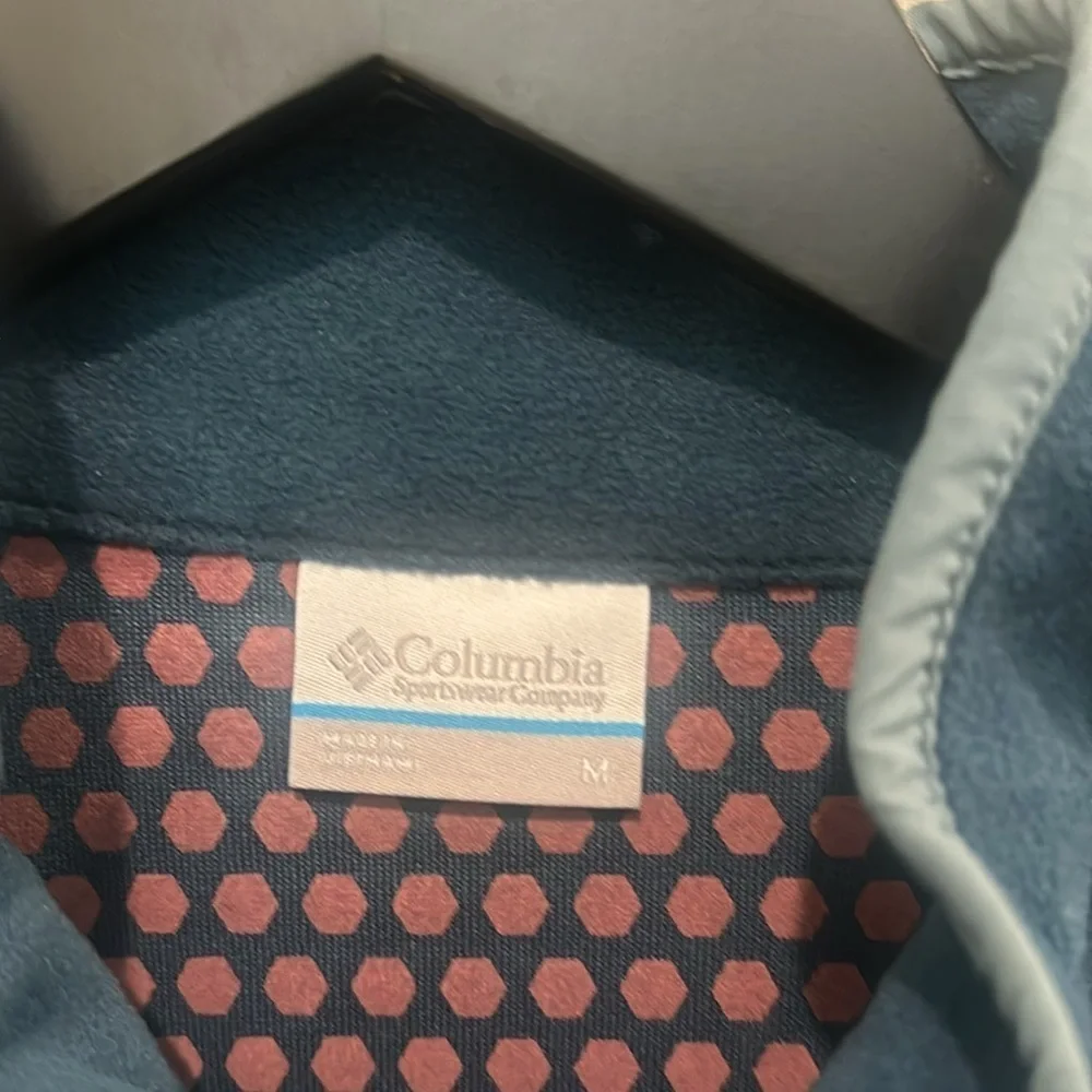 Columbia Men’s medium zipper sweater NWT